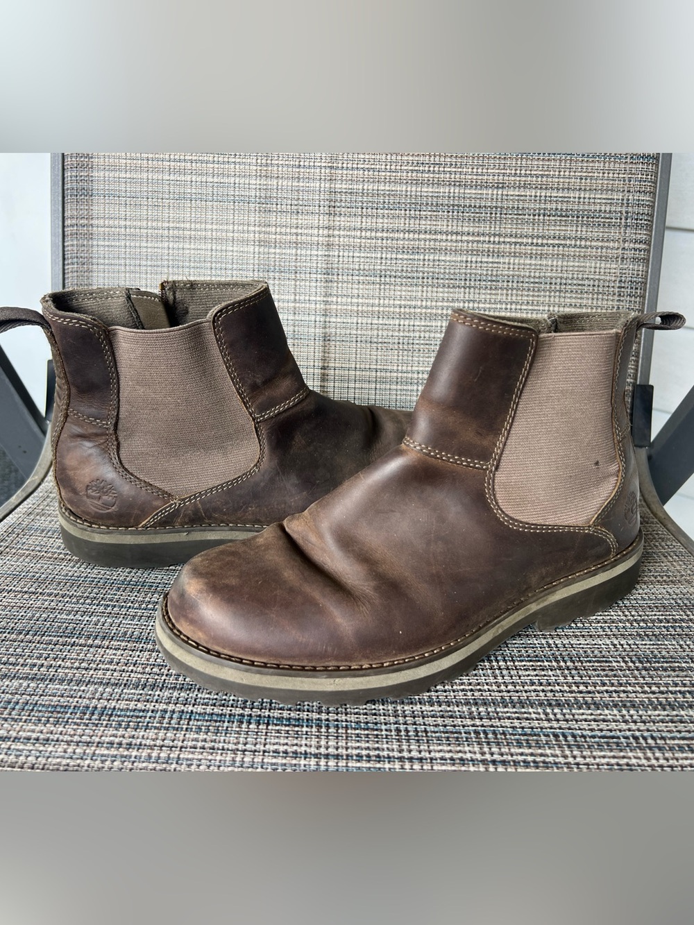 Timberland Women’s Brown Mid-Calf Leather Boots size 6